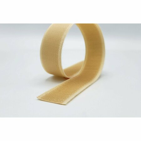 HALCO 1 in x 27.5 Yard Polyester Natural Color High Temp Hook Fastener Tape NNH100